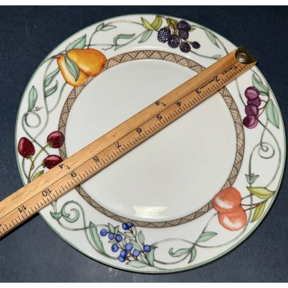 Dansk Umbrian Fruits Dinner Plate 11" Ceramic Plate Microwave & Dishwasher Safe - Picture 2 of 3